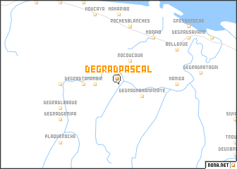 map of Dégrad Pascal