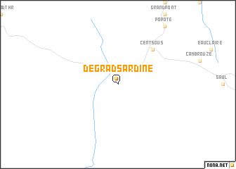 map of Dégrad Sardine