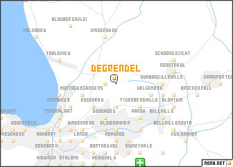 map of De Grendel