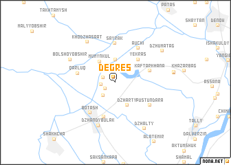 map of Degres