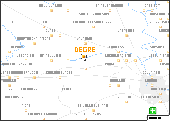 map of Degré