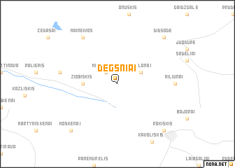 map of Degsniai