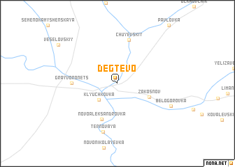 map of Dëgtevo