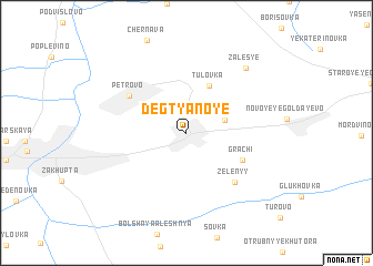 map of Degtyanoye