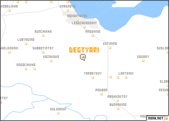 map of Degtyari