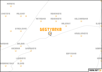 map of Degtyarka