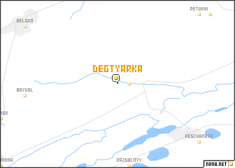 map of Degtyarka