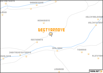 map of Degtyarnoye