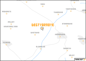 map of Degtyarnoye