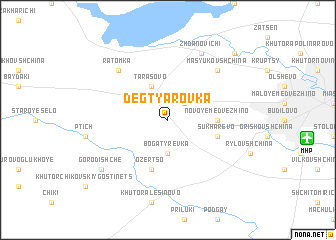 map of Degtyarovka