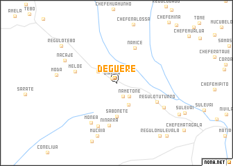 map of Dèguère