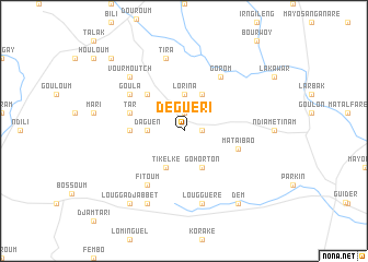 map of Déguéri