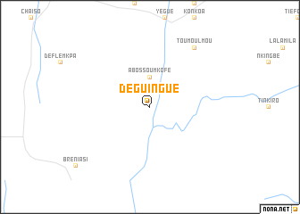 map of Déguingué