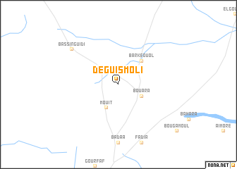 map of Déguismoli