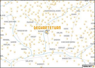 map of Degwar Tetuān