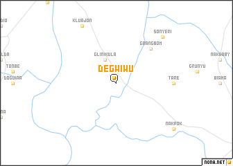 map of Degwiwu