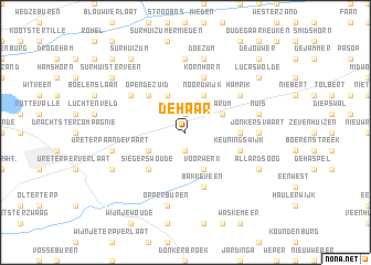 map of De Haar
