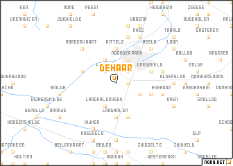 map of De Haar