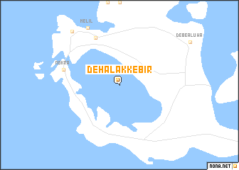 map of Dehalakʼ Kebīr