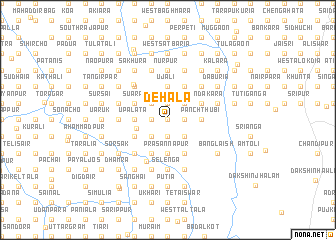 map of Dehāla