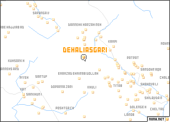 map of Deh ‘Alī ‘Asgarī