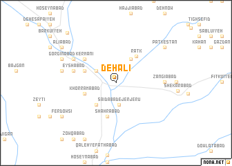 map of Deh ‘Alī