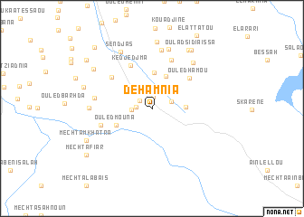 map of Dehamnia