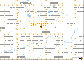 map of Dehaneggama