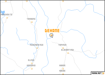 map of Déhané