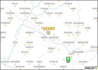map of Dehan