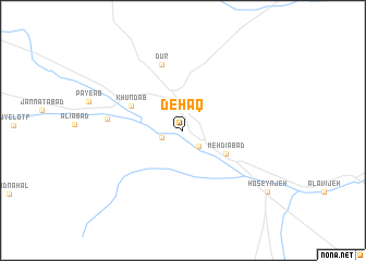 map of Dehaq