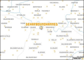 map of Dehar Bou Mohammed