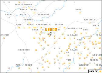map of Dehar