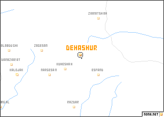 map of Deh ‘Ashūr