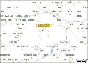 map of Dehausen