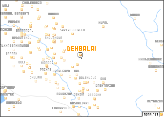 map of Deh Bālā\