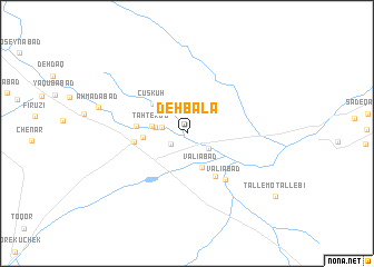 map of Deh Bālā