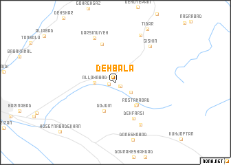 map of Deh Bālā