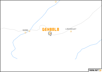 map of Deh Bālā