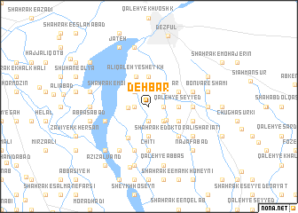 map of Dehbar