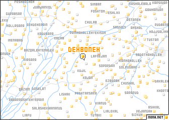 map of Deh Boneh