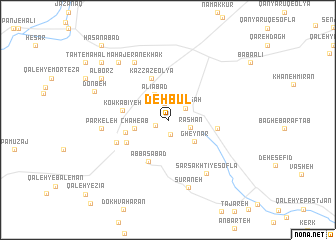 map of Dehbūl