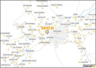 map of Dehchī