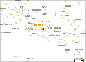 map of Deh Choqā\