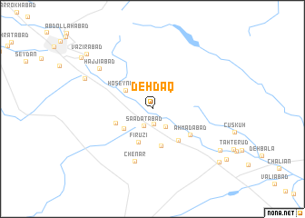 map of Dehdaq