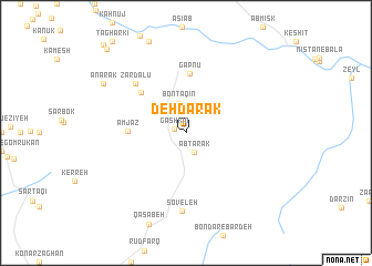 map of Deh Darak