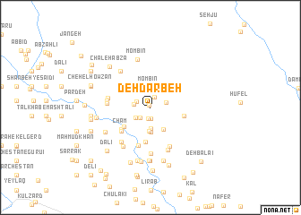 map of Deh Darbeh