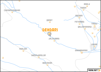 map of Deh Dārī