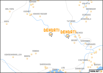 map of Deh Dātī