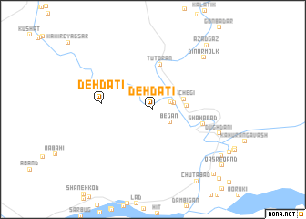 map of Dehdātī